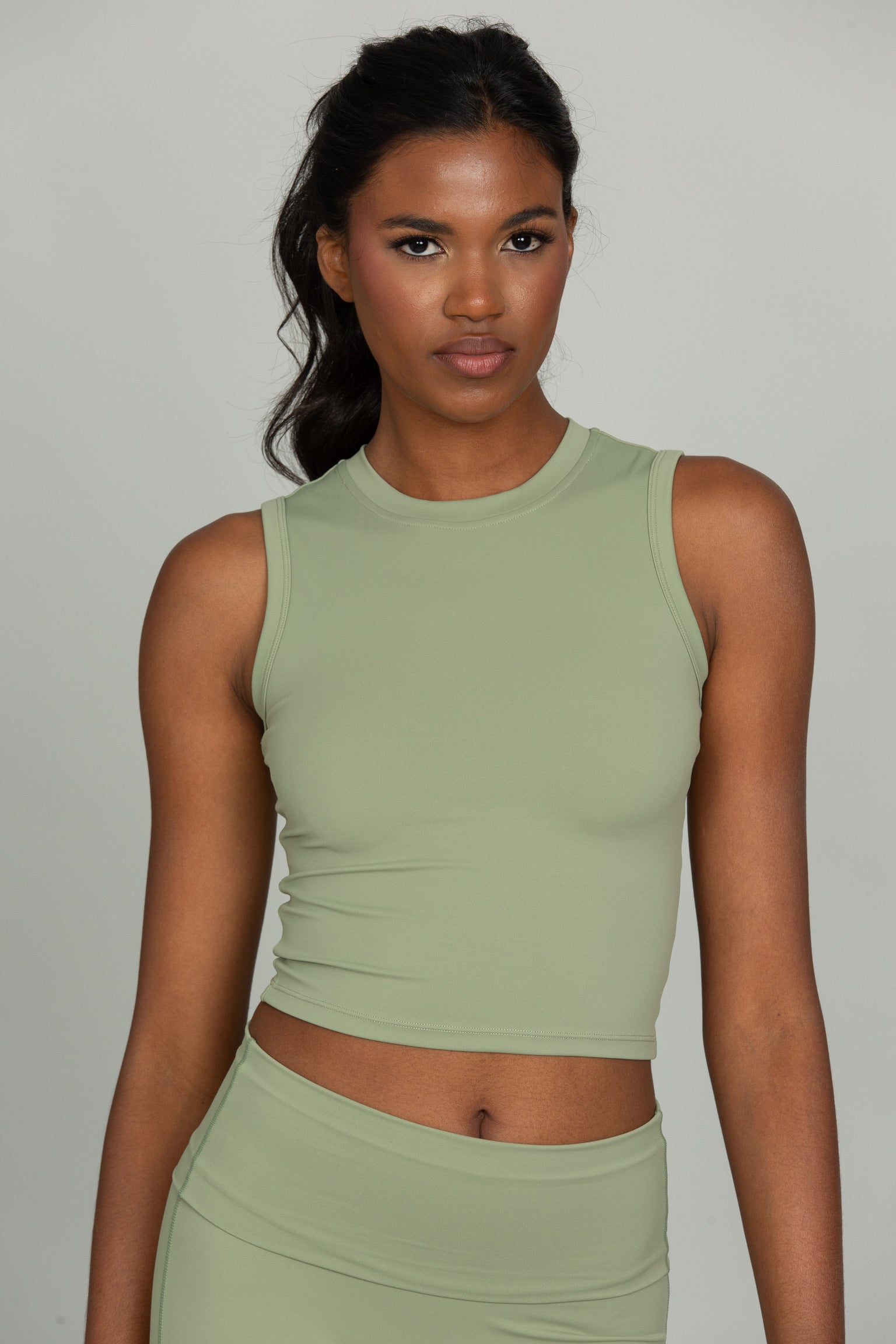 Matcha CoreSculpt Crop Tank