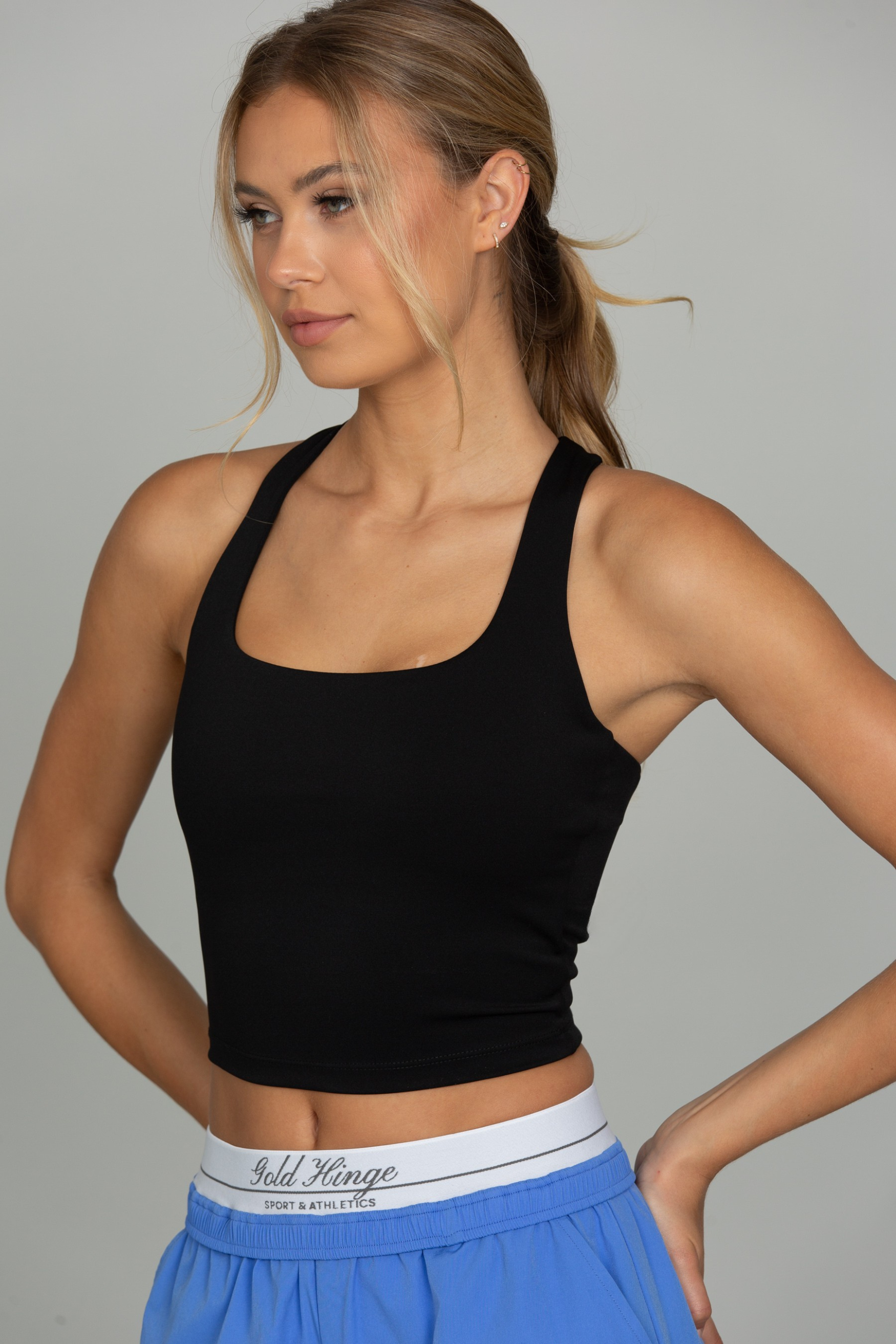 Blackout Criss Cross Back Yoga Tank