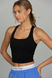 Blackout Criss Cross Back Yoga Tank