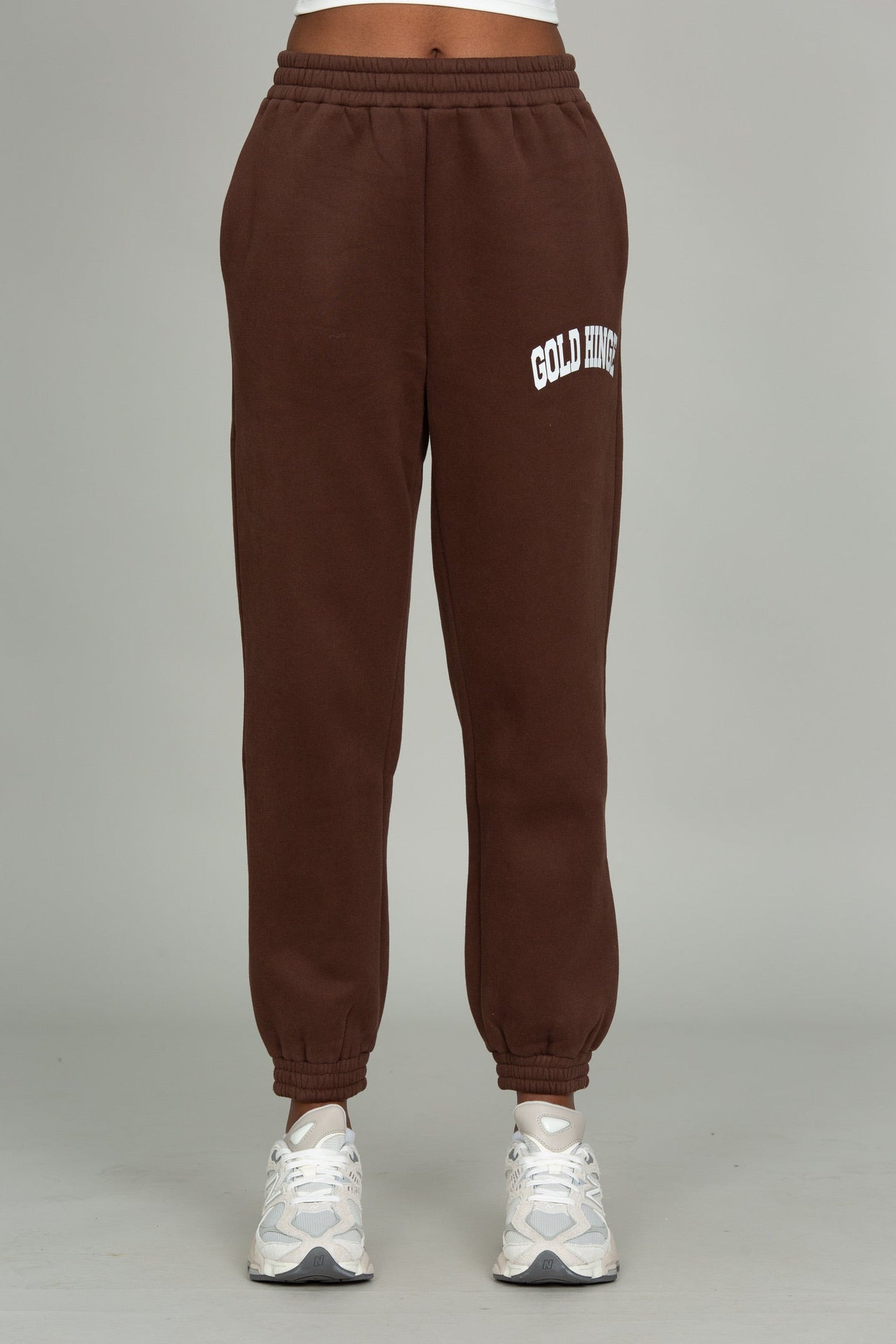 Dark Brown GH Sweatpants – Gold Hinge