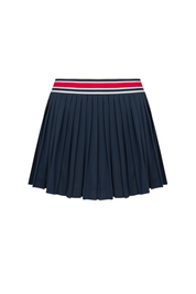 Navy Striped Tennis Skirt