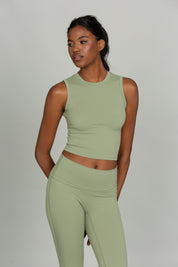 Matcha CoreSculpt Crop Tank