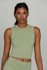 Matcha CoreSculpt Crop Tank