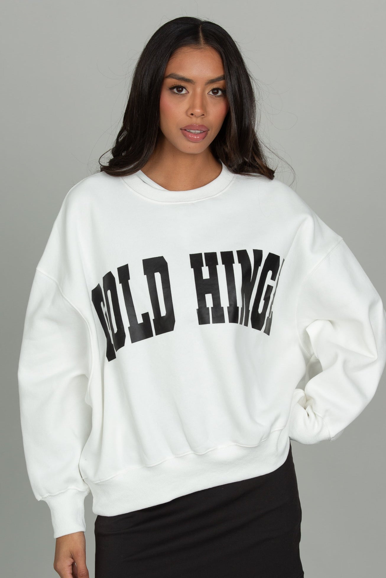 【ki】アクネ/スウェット クラネameriジルサンダーenfold Ivory GH Wide Arm Sweatshirt – Gold Hinge