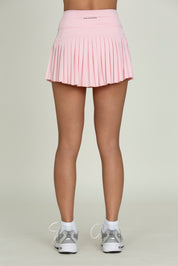Almond Blossom Pleated Tennis Skirt