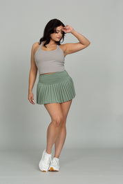 Sandstone Racerback Crop Tank