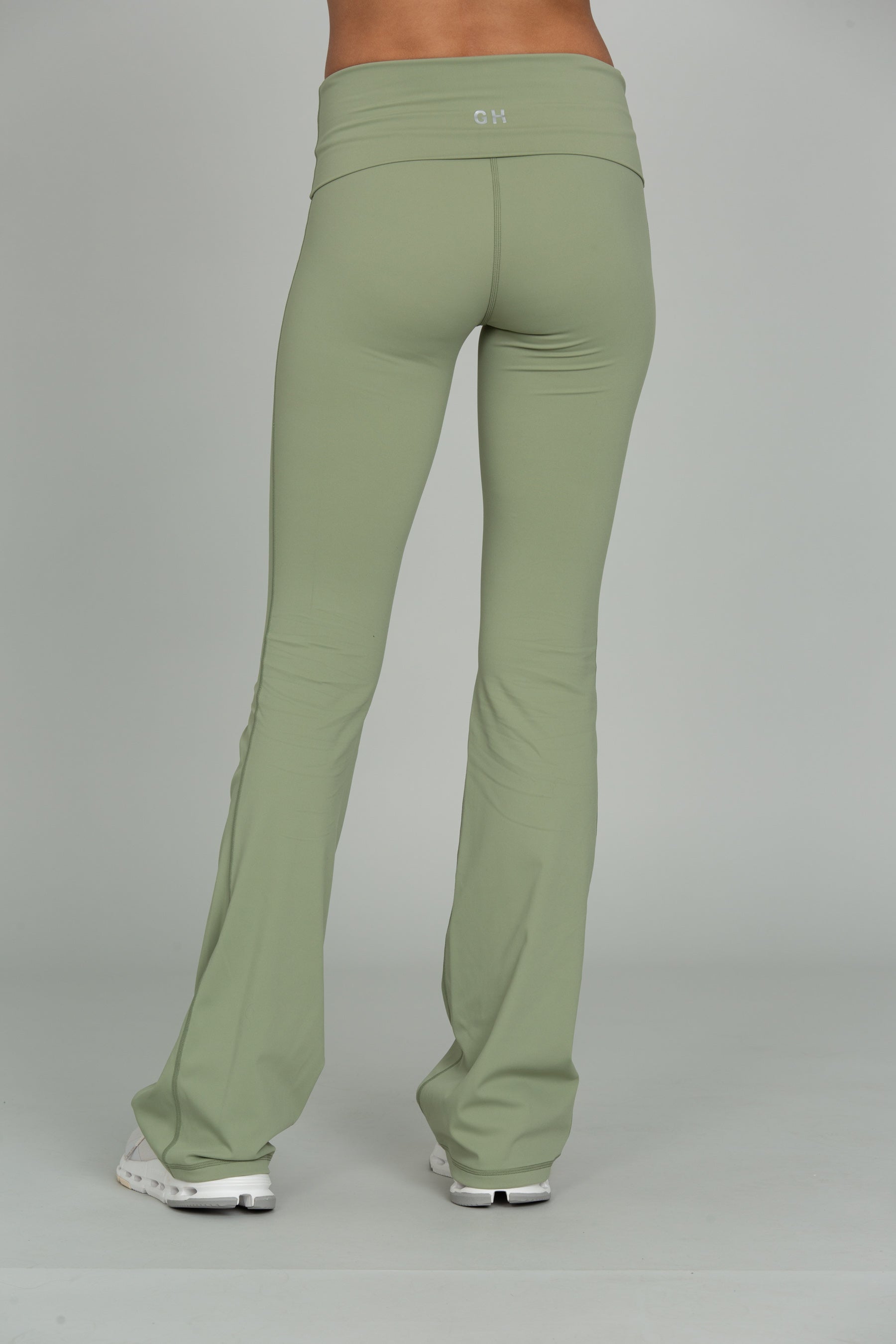 Matcha Essential Foldover Flare Pant