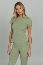 Matcha Essential Full Length Short Sleeve
