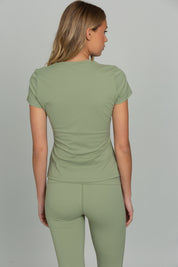 Matcha Essential Full Length Short Sleeve