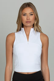 White Day to Night Quarter-Zip Top