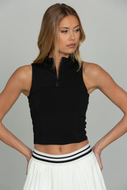 Black Day to Night Quarter-Zip Top