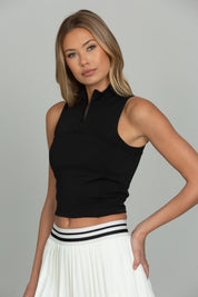 Black Day to Night Quarter-Zip Top