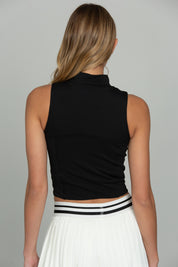 Black Day to Night Quarter-Zip Top