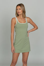 Matcha Open Back Active Dress