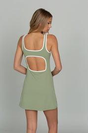Matcha Open Back Active Dress