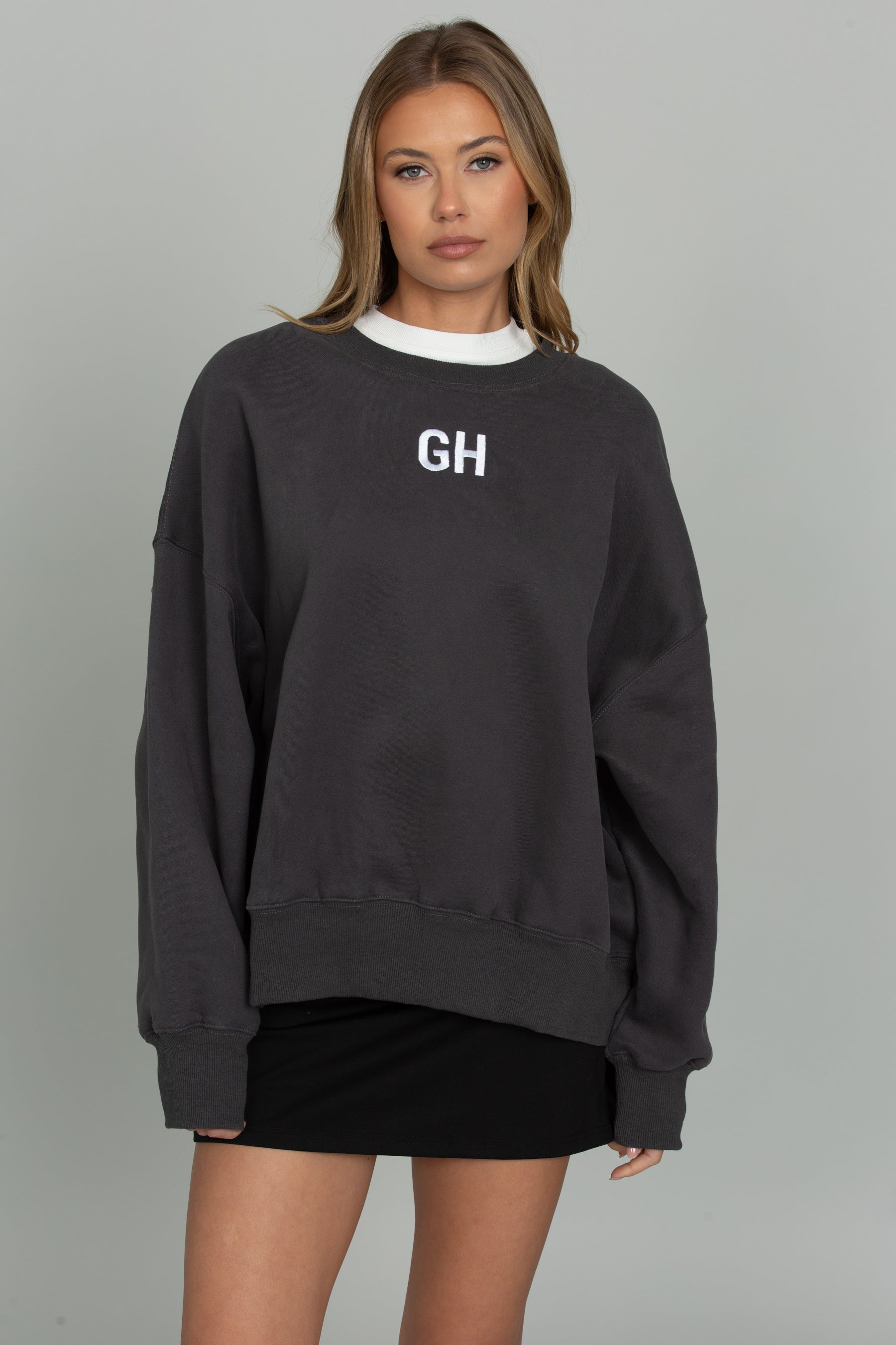Off-Black GH Embroidered Sweatshirt