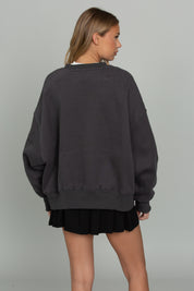 Off-Black GH Embroidered Sweatshirt