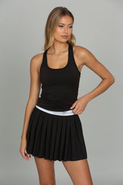 Black Essential Full Length Racerback