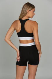 Black MotionCloud 4" Sport Spandex