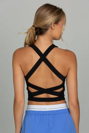 Blackout Criss Cross Back Yoga Tank