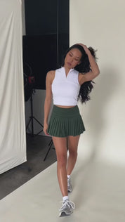 White Day to Night Quarter-Zip Top