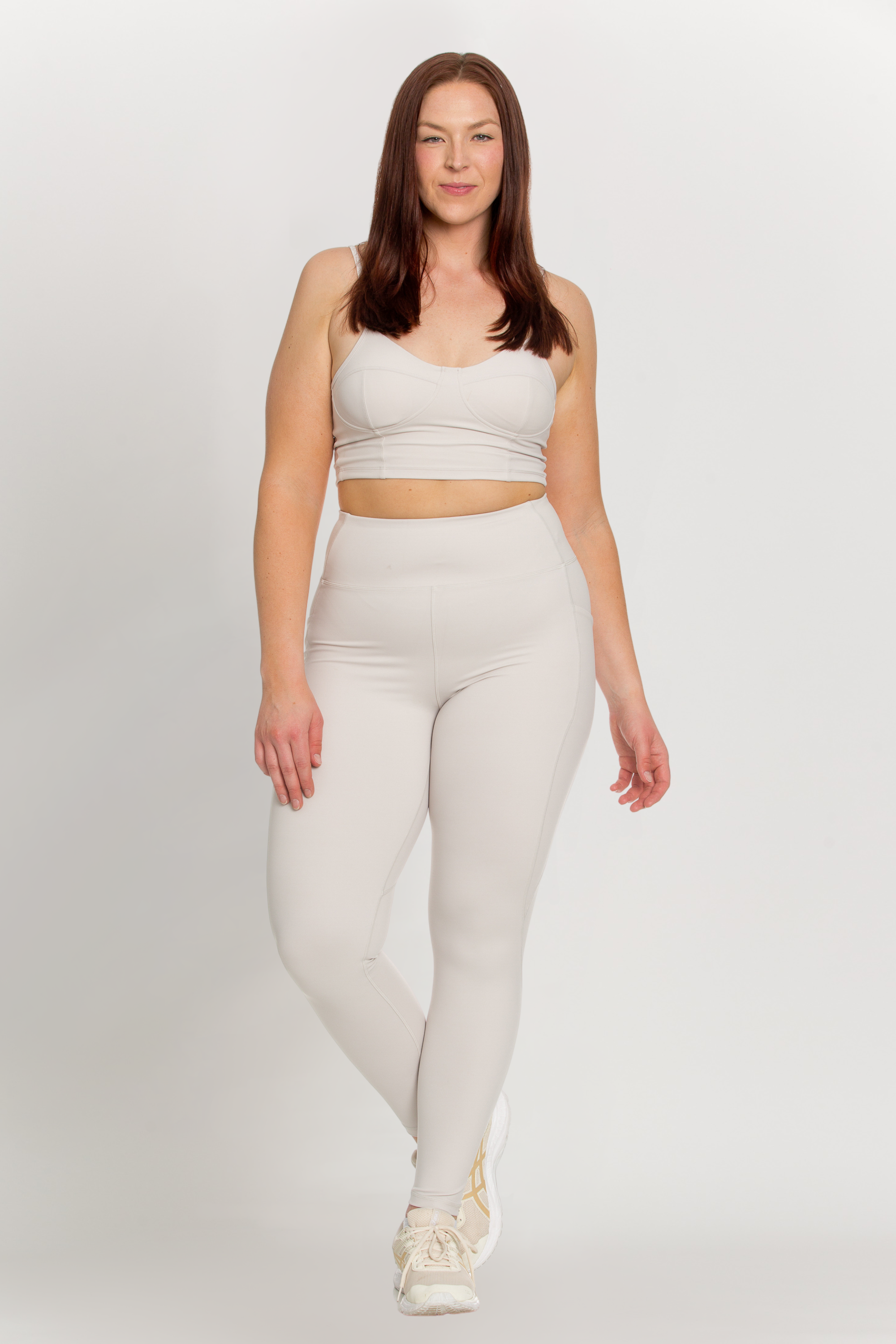 Smoke Bustier Sports Bra Top