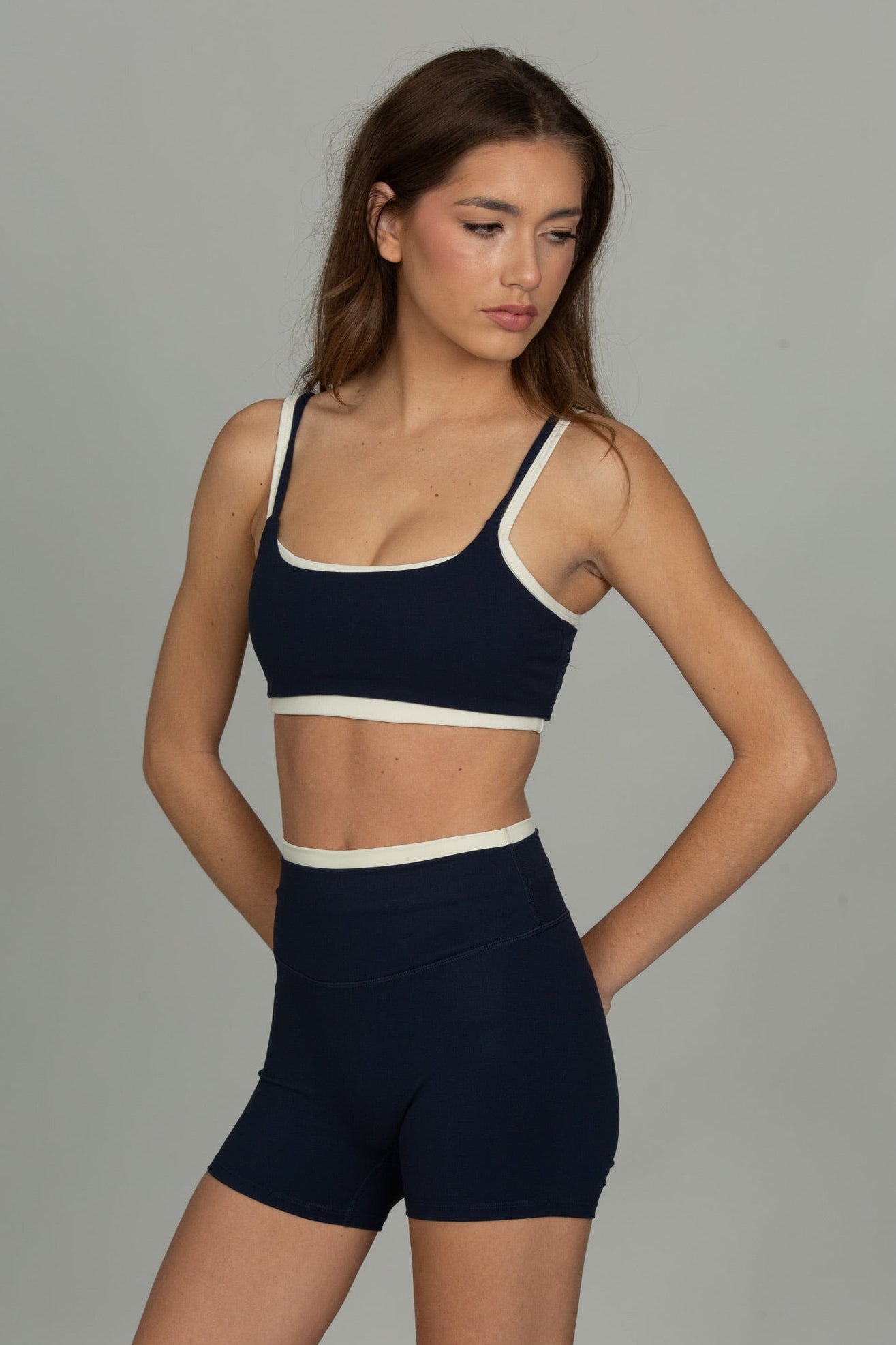 Midnight Navy Double Waist StrydeForm Short