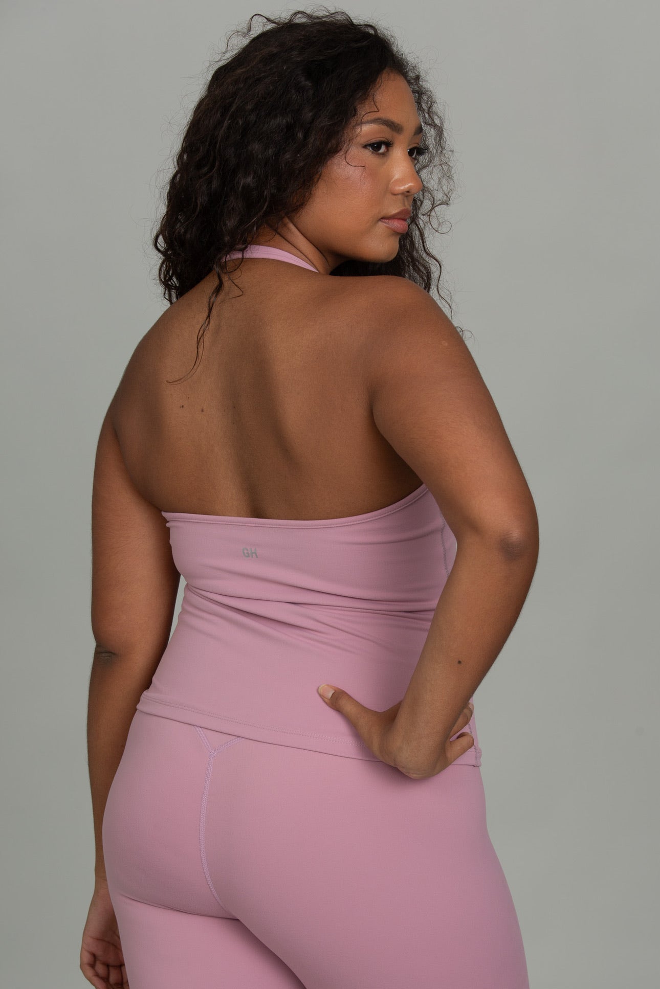 Soft Berry MotionContour Halter Top