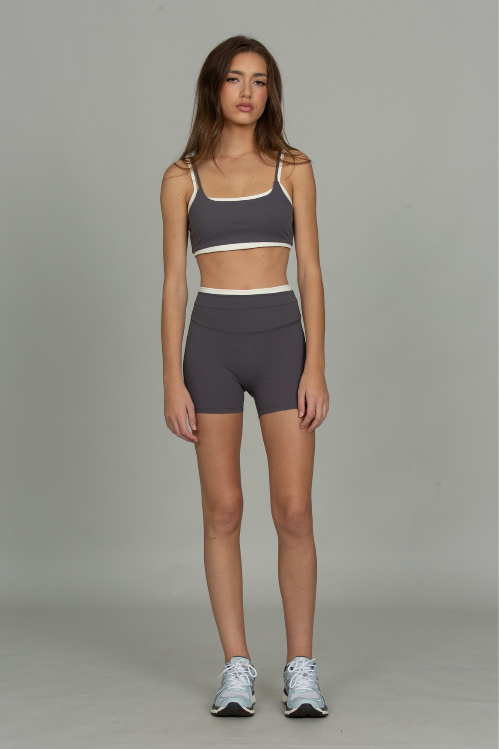 Steel Grey Double Layer StrydeForm Bra