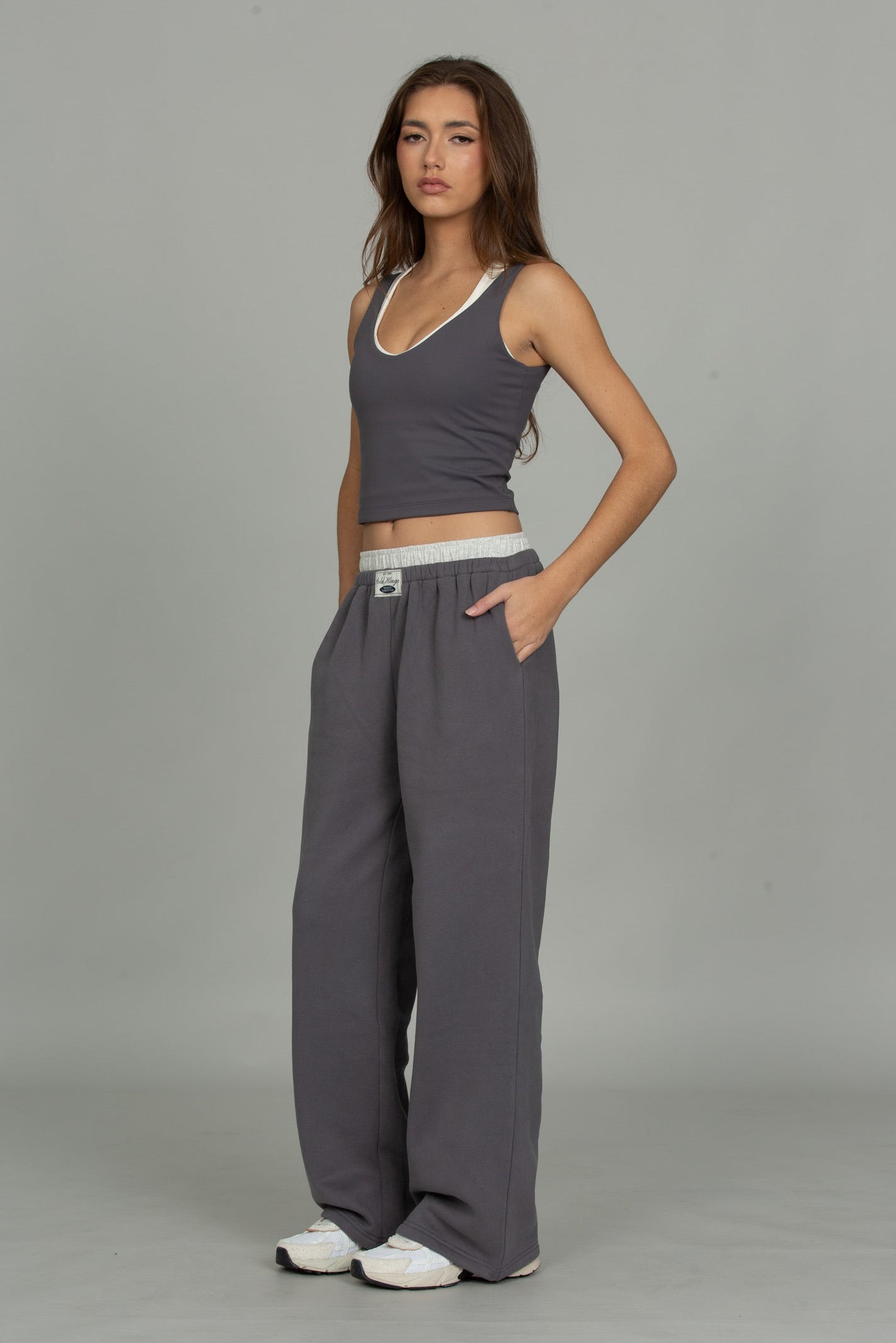 Steel Grey GH Wide Leg Sweatpant [Pre-Order]