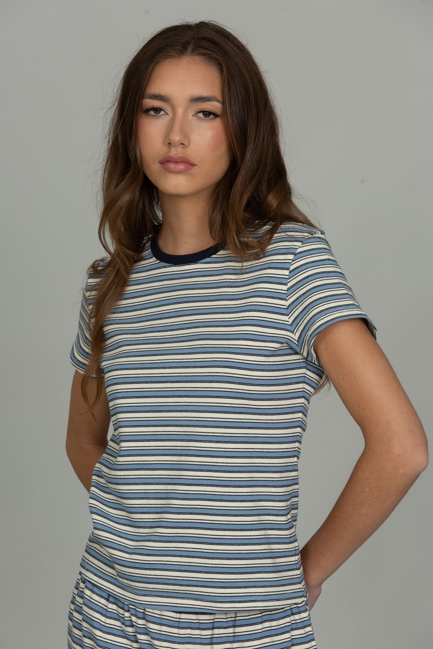 Chill Cotton Striped Tee