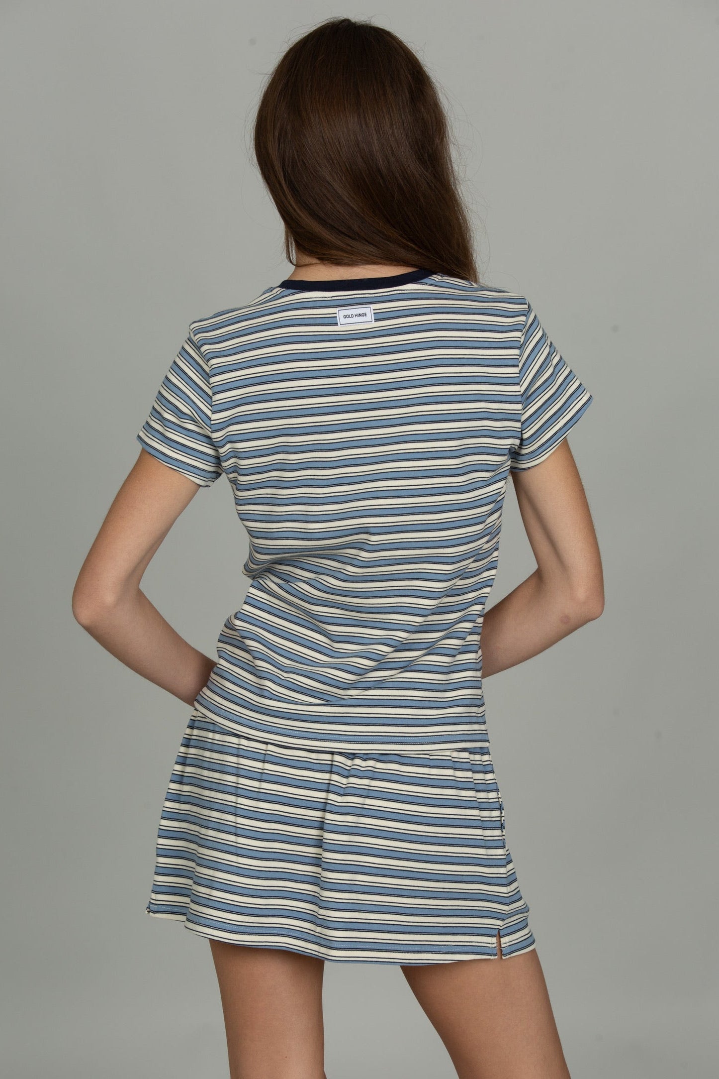 Chill Cotton Striped Skirt