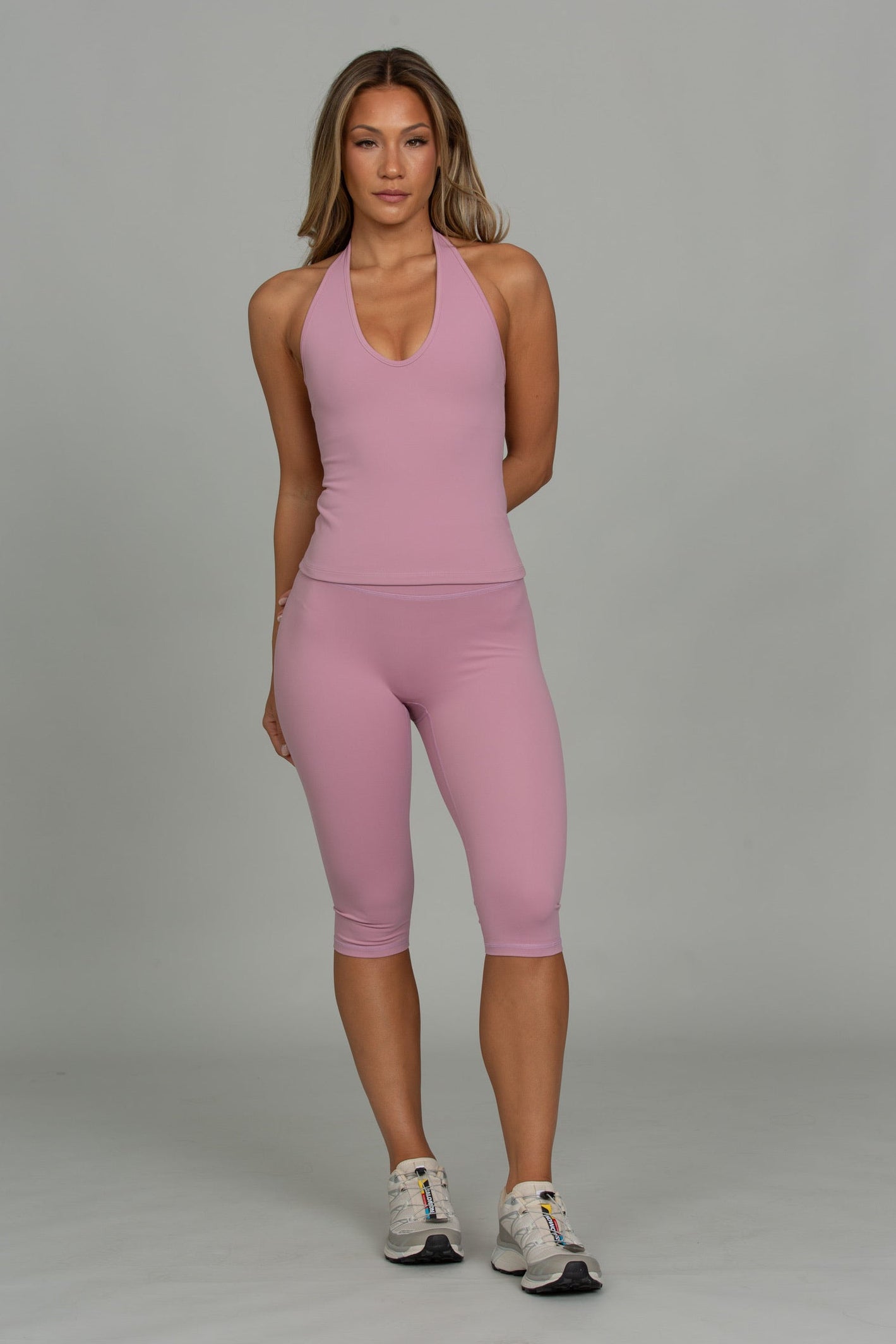 Soft Berry MotionContour Halter Top