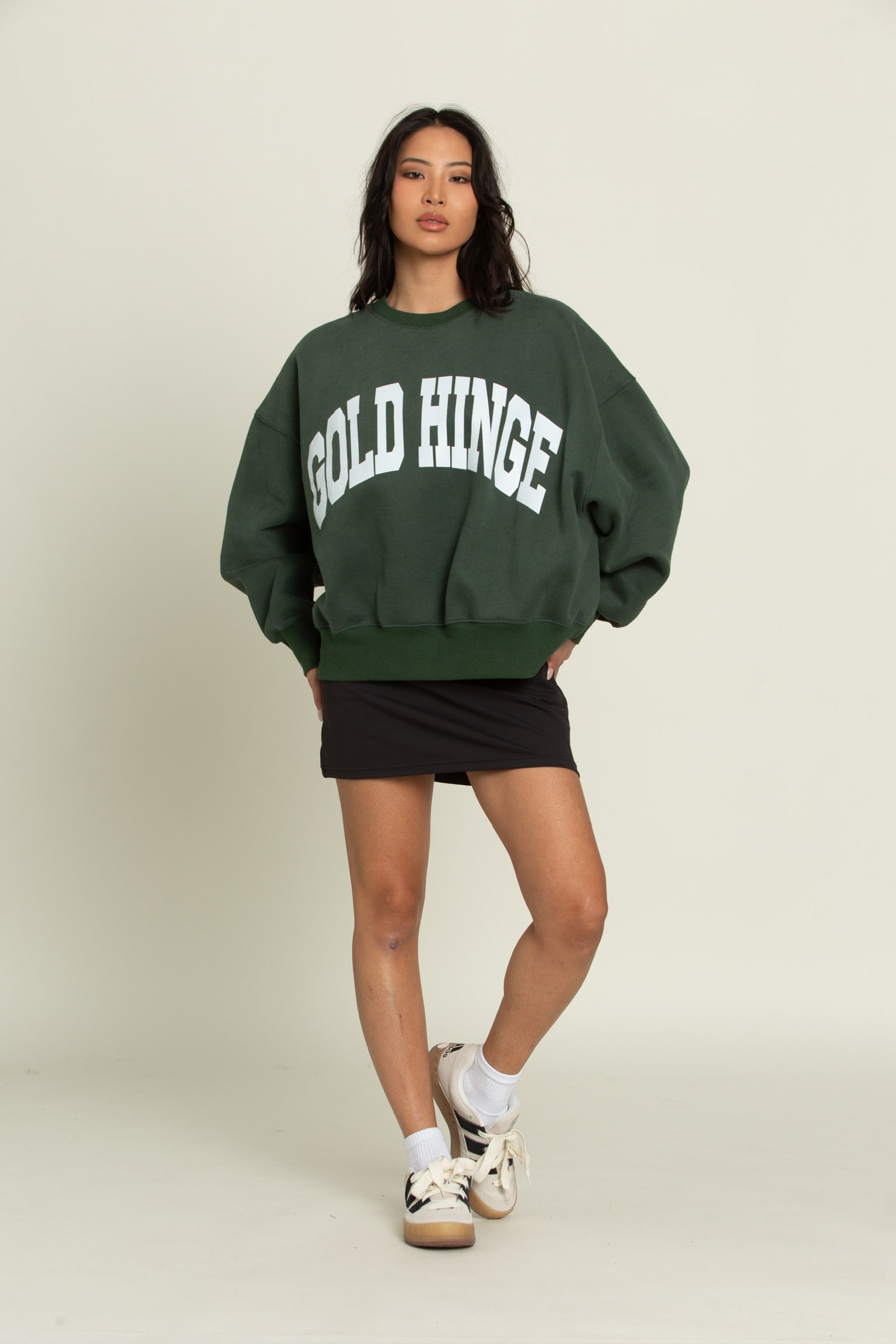 Dark Green GH Wide Arm Sweatshirt