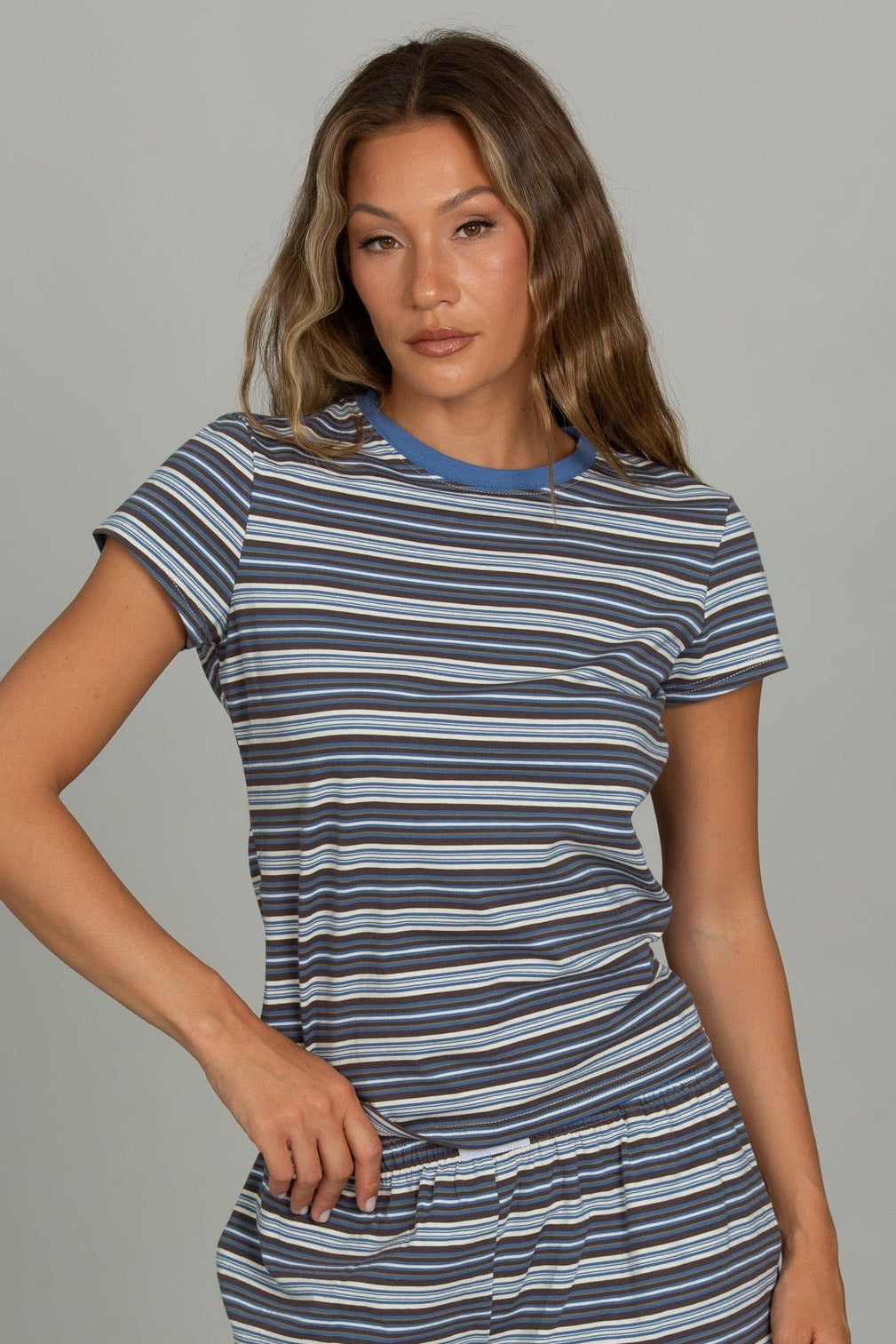 Lagoon Striped Tee