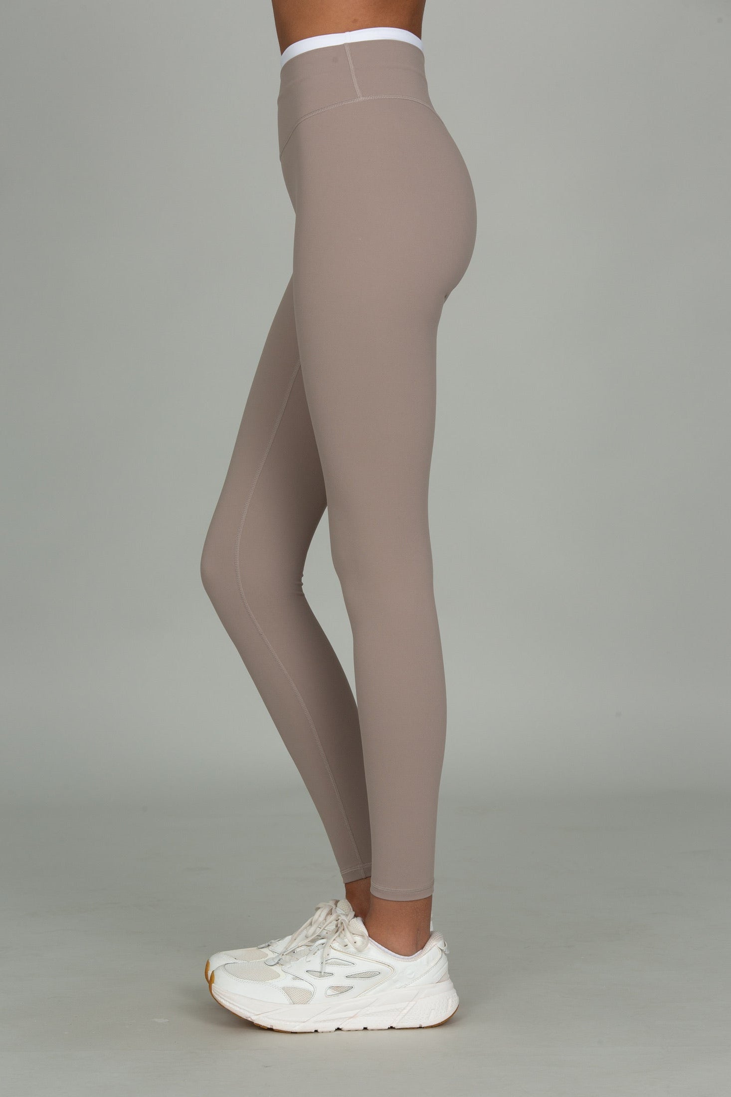 Taupe Double Waist StrydeForm Legging
