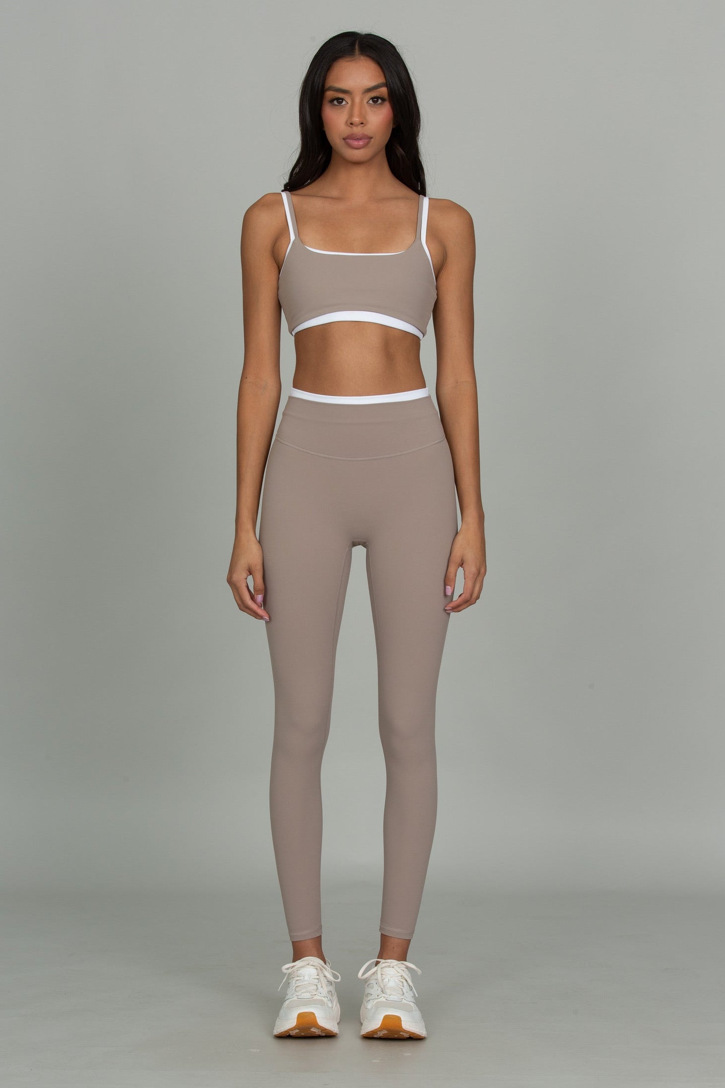 Taupe Double Waist StrydeForm Legging