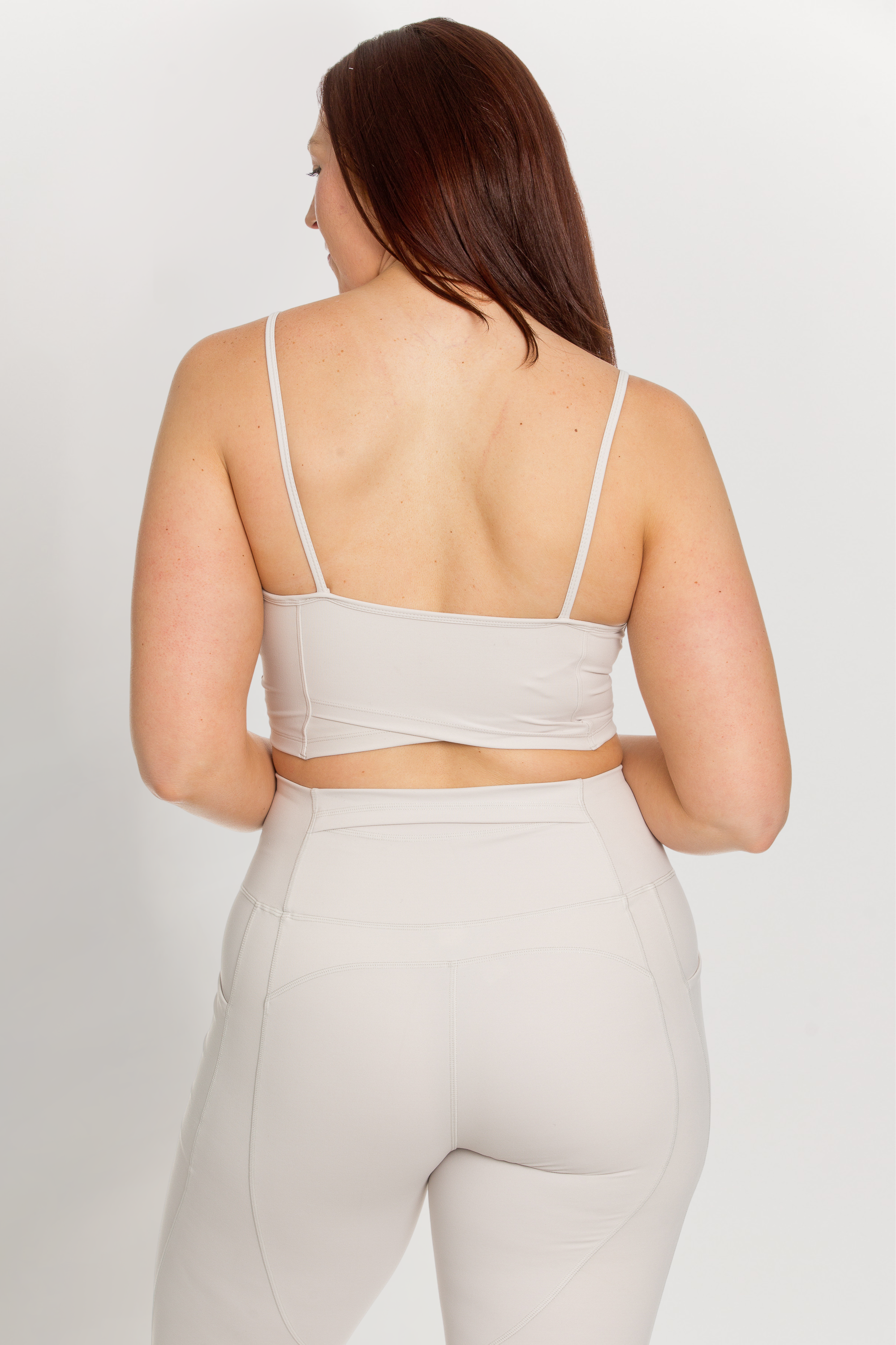 Smoke Bustier Sports Bra Top