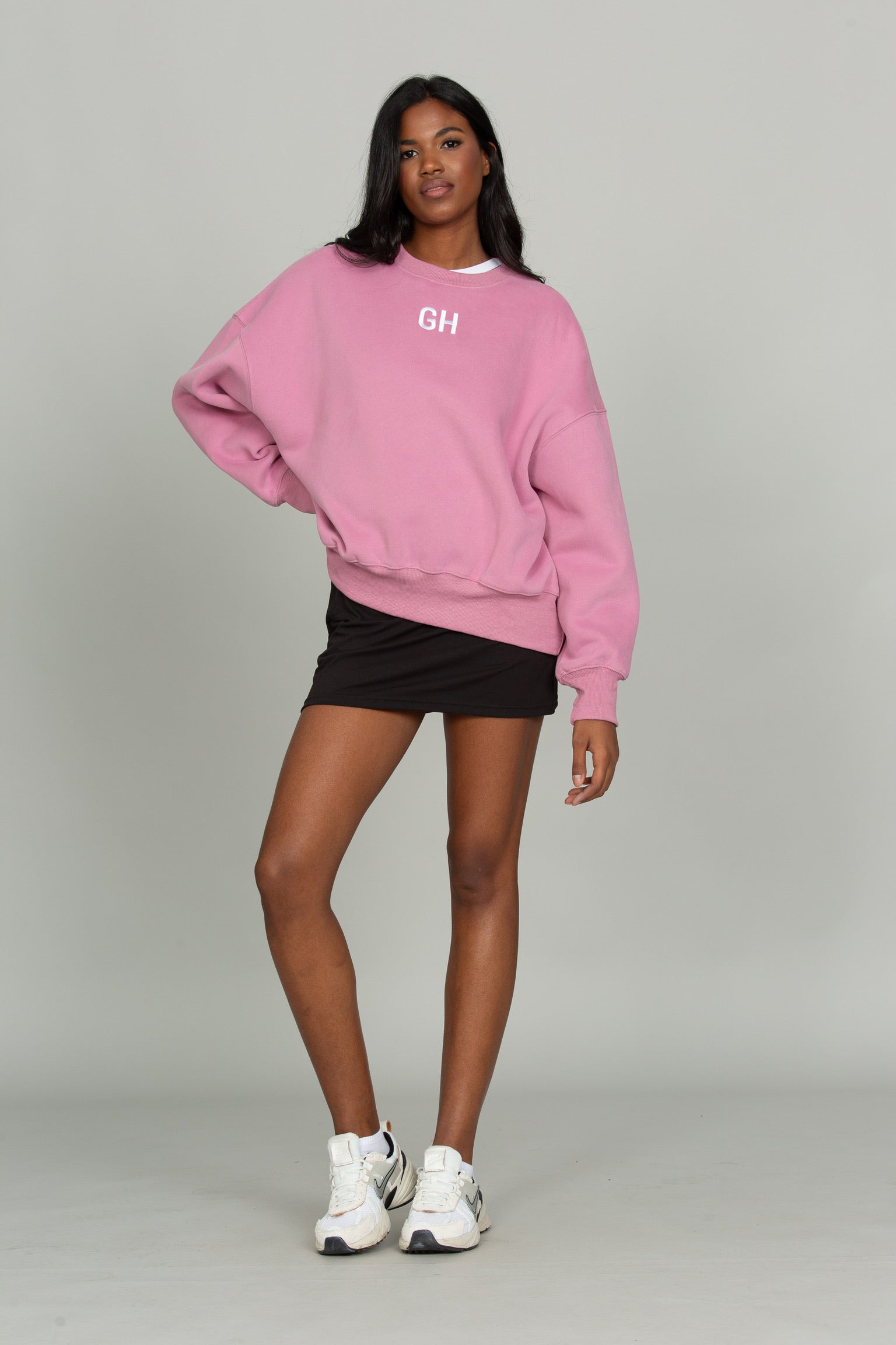 Pale Berry GH Embroidered Sweatshirt