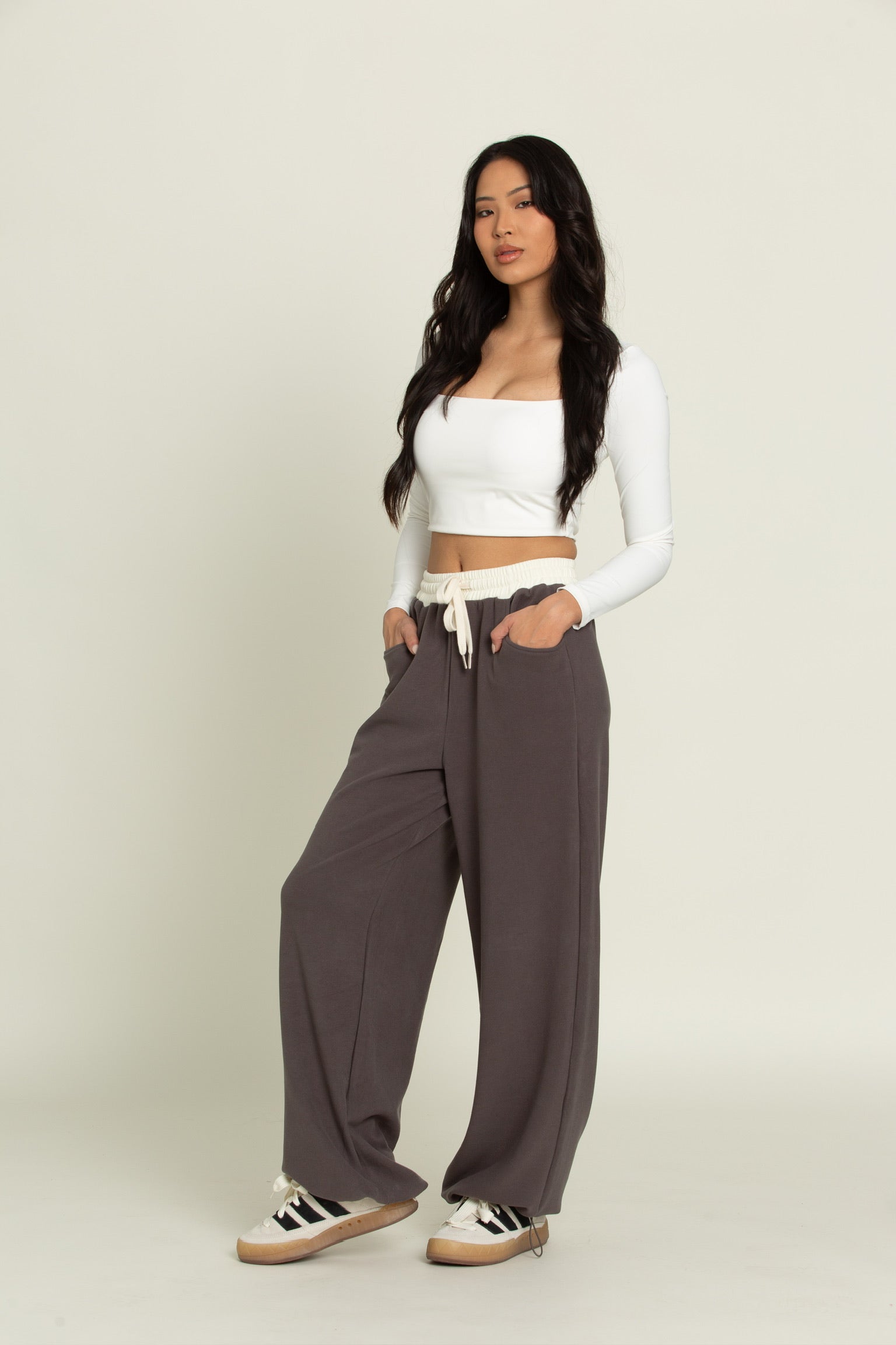 パンツ dosa / WIDE LEG PANTS pebble LOUIE NATURAL WIDE LEG PANT | Dissh