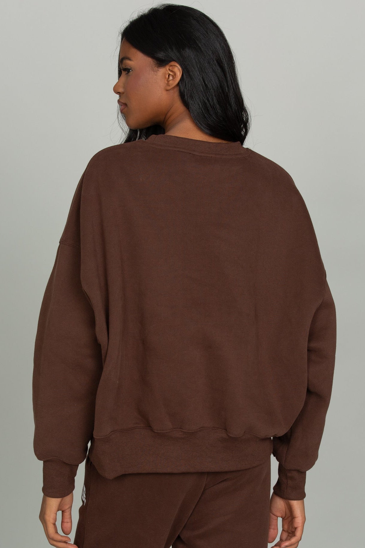Dark Brown GH Wide Arm Sweatshirt