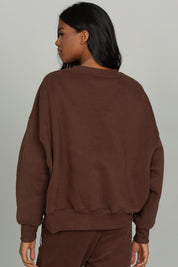 Dark Brown GH Wide Arm Sweatshirt