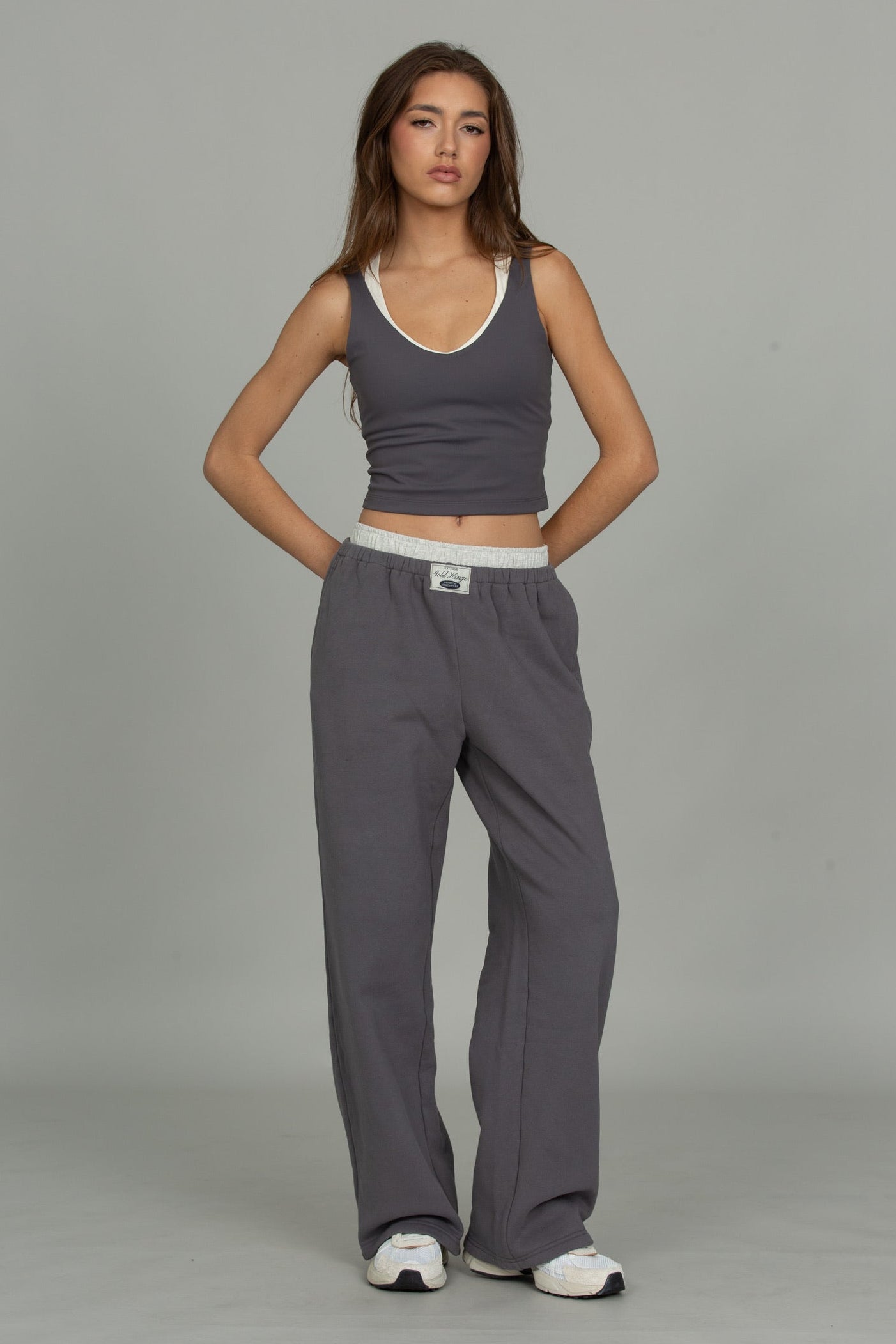 Steel Grey GH Wide Leg Sweatpant [Pre-Order]