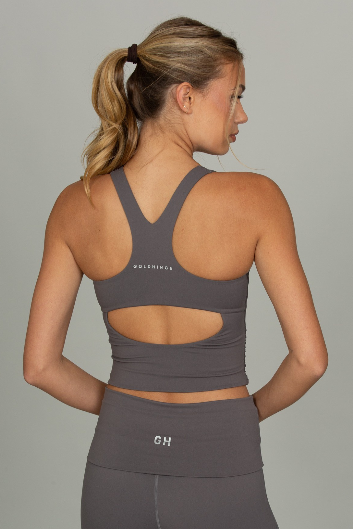 Shadow Grey CoreSculpt Cutout Tank