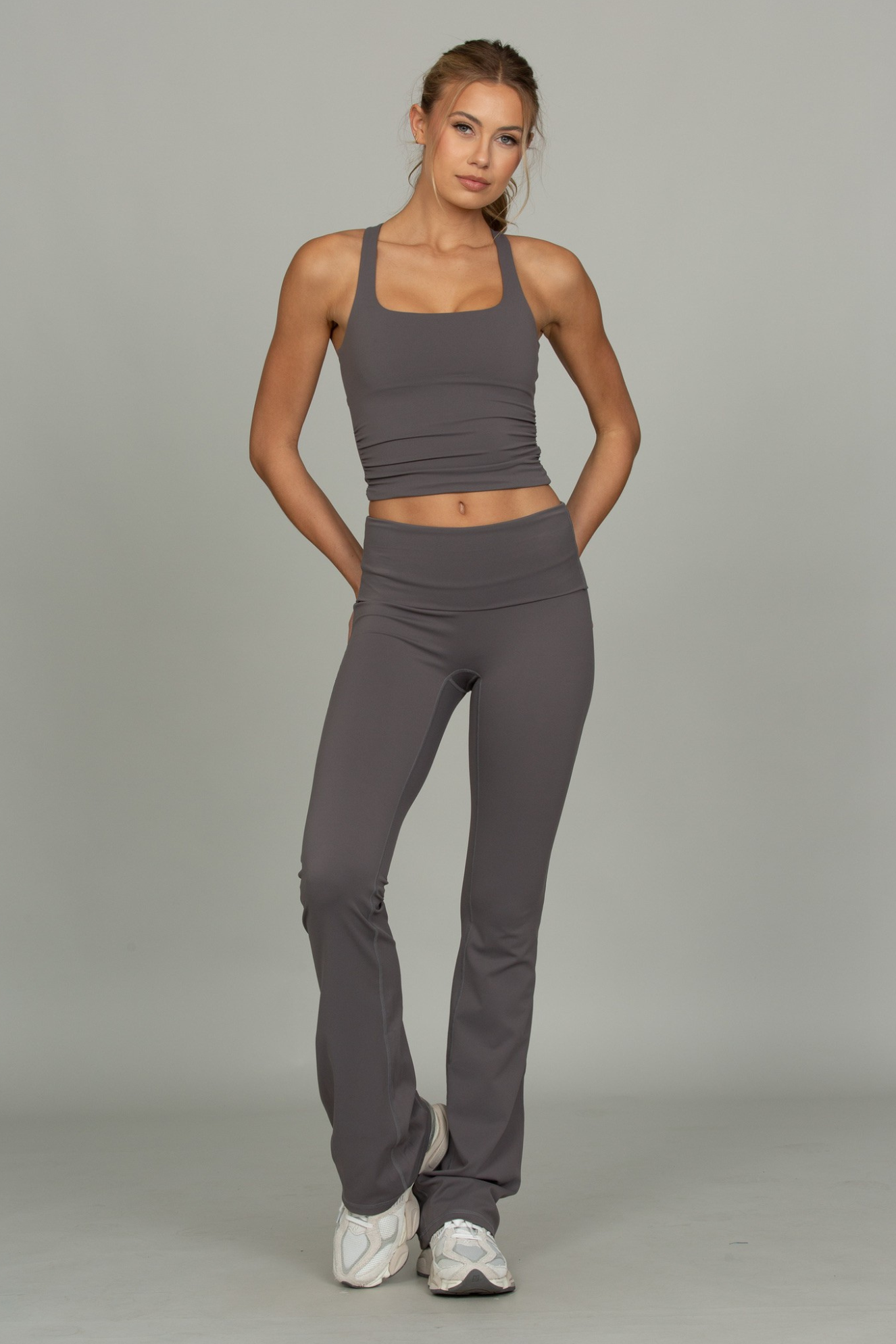 Shadow Grey CoreSculpt Cutout Tank