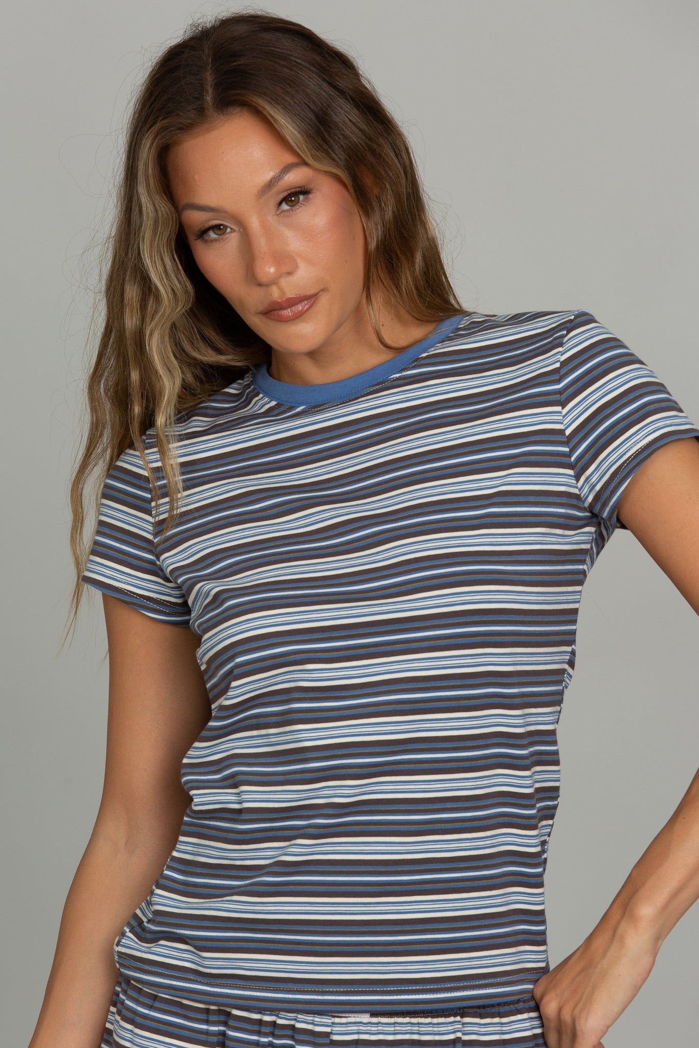 Lagoon Striped Tee