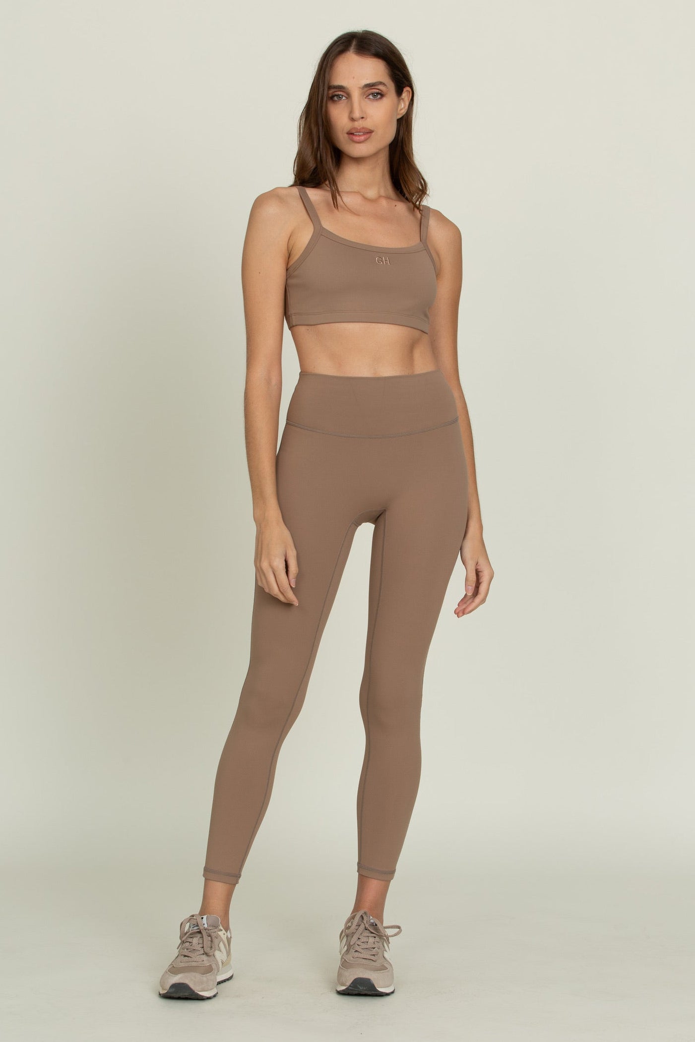 Walnut MotionCloud Square Neck Sports Bra