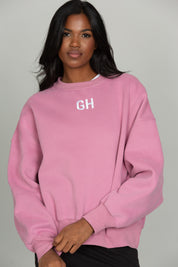 Pale Berry GH Embroidered Sweatshirt