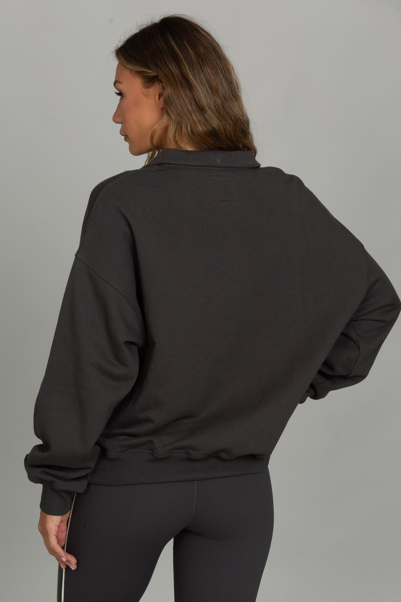 Off-Black GH Quarter Zip Sweatshirt