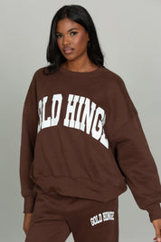 Dark Brown GH Wide Arm Sweatshirt